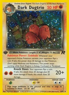 Dark Dugtrio, 6/82, Unlimited