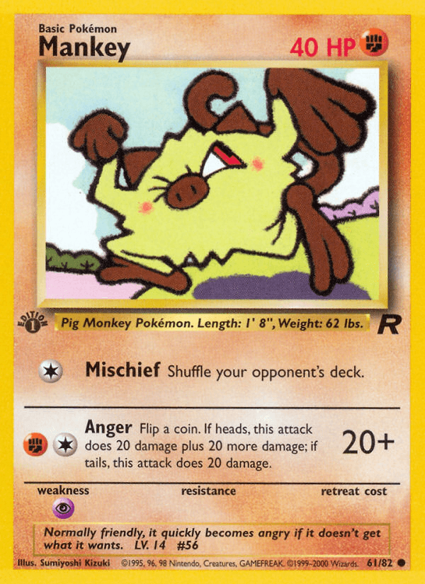 Mankey, 61/82, Unlimited