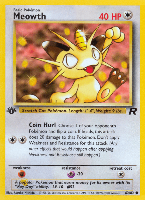 Meowth, 62/82, Unlimited