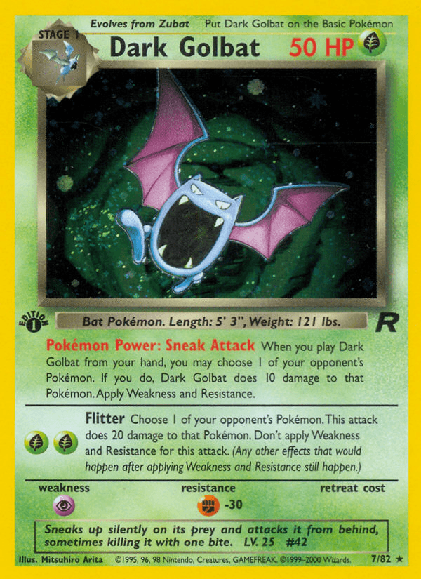 Dark Golbat, 7/82, Unlimited
