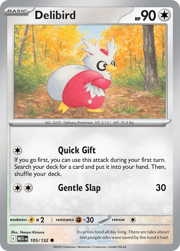 Delibird, 105/132, Standard