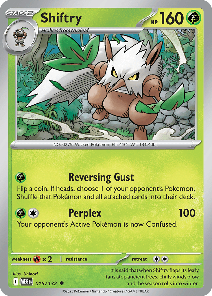 Shiftry, 15/132, Standard
