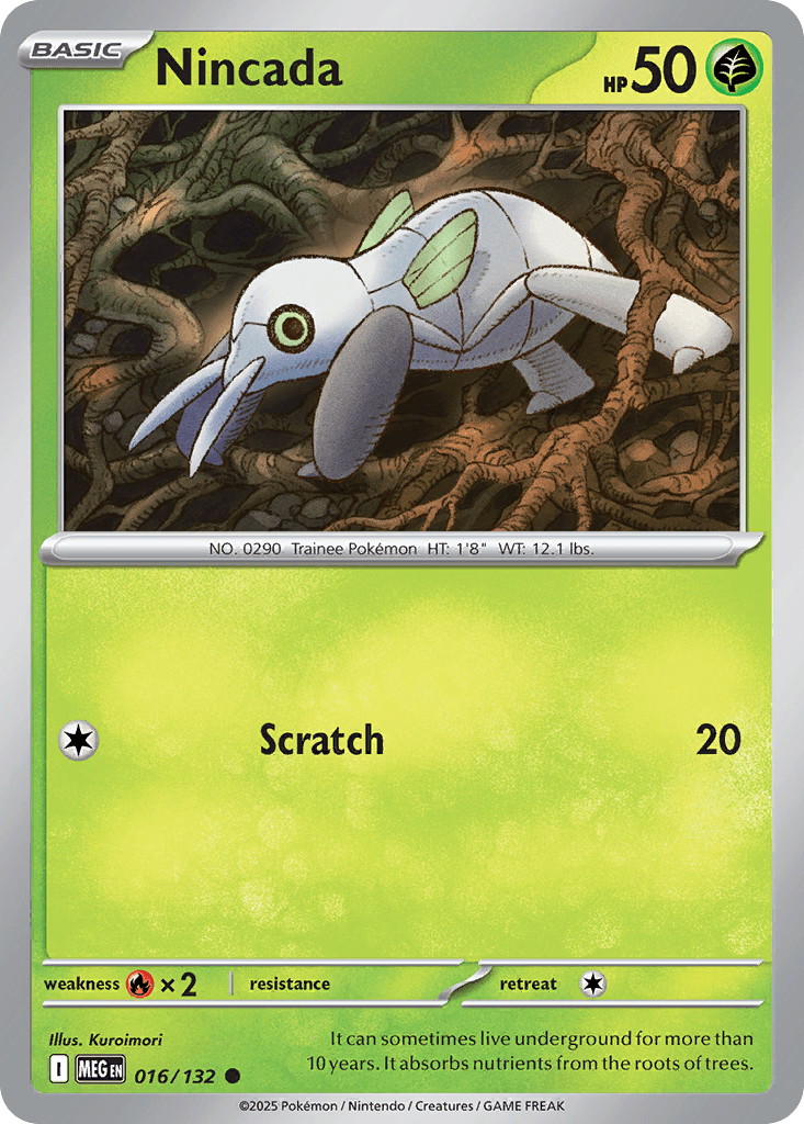 Nincada, 16/132, Standard