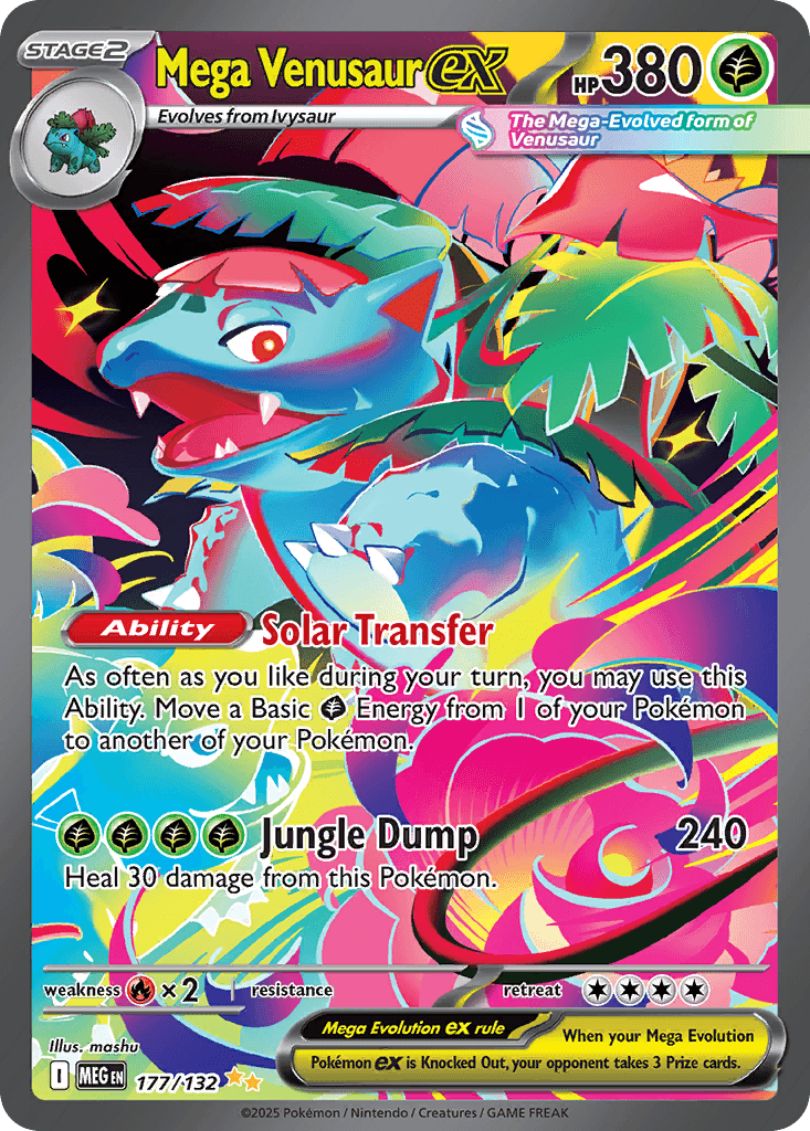 Mega Venusaur ex, 177/132, Standard