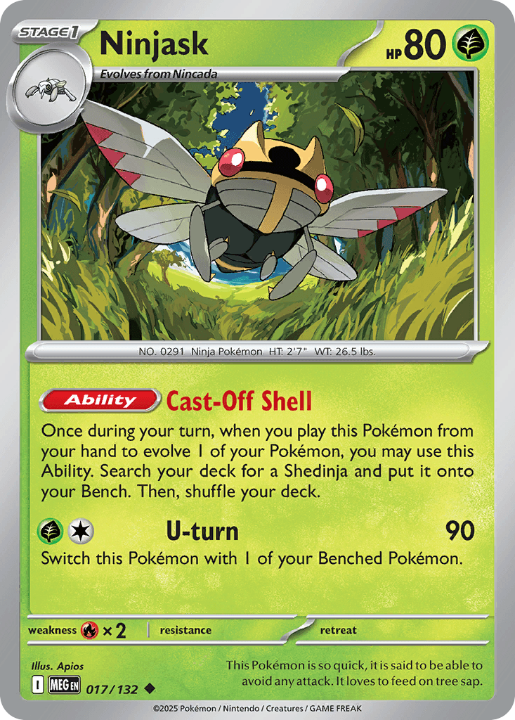 Ninjask, 17/132, Standard