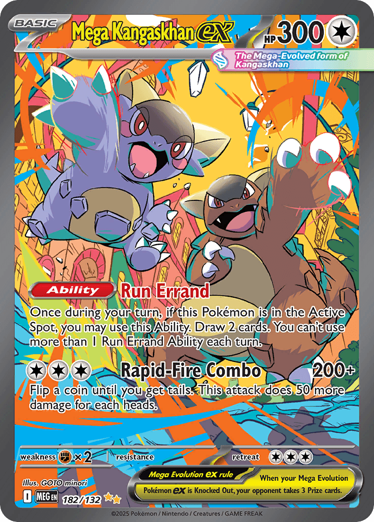 Mega Kangaskhan ex, 182/132, Standard