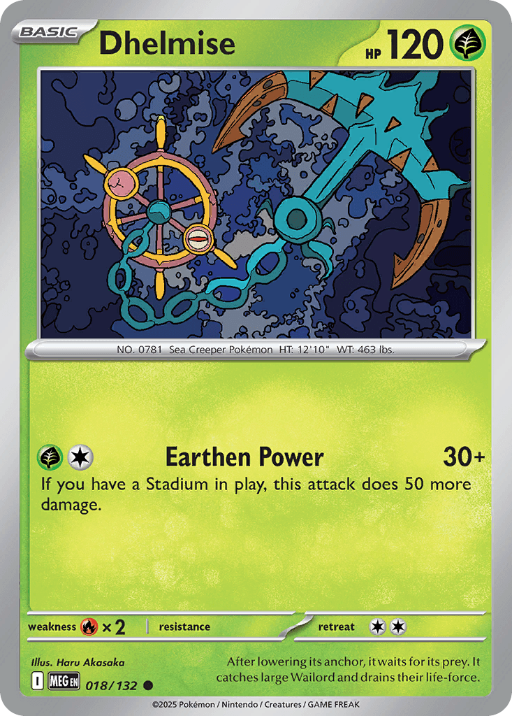Dhelmise, 18/132, Standard
