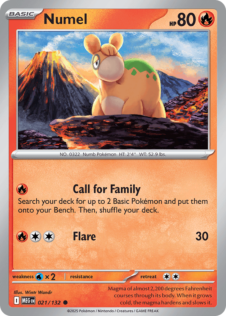 Numel, 21/132, Standard