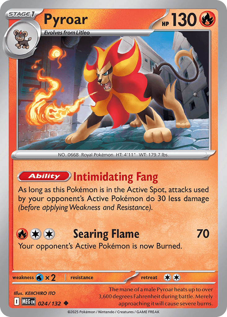 Pyroar, 24/132, Standard