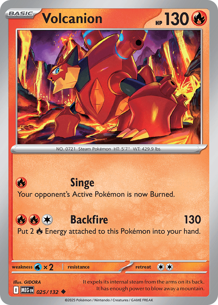 Volcanion, 25/132, Standard