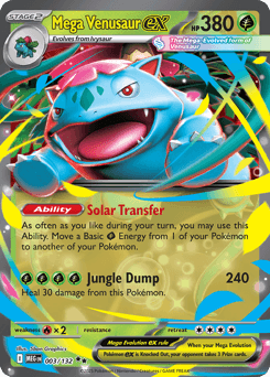 Mega Venusaur ex, 3/132, Standard