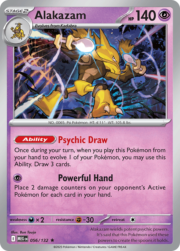 Alakazam, 56/132, Standard
