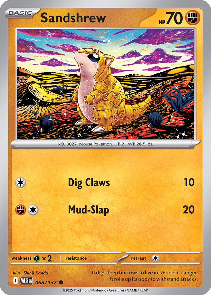 Sandshrew, 68/132, Standard
