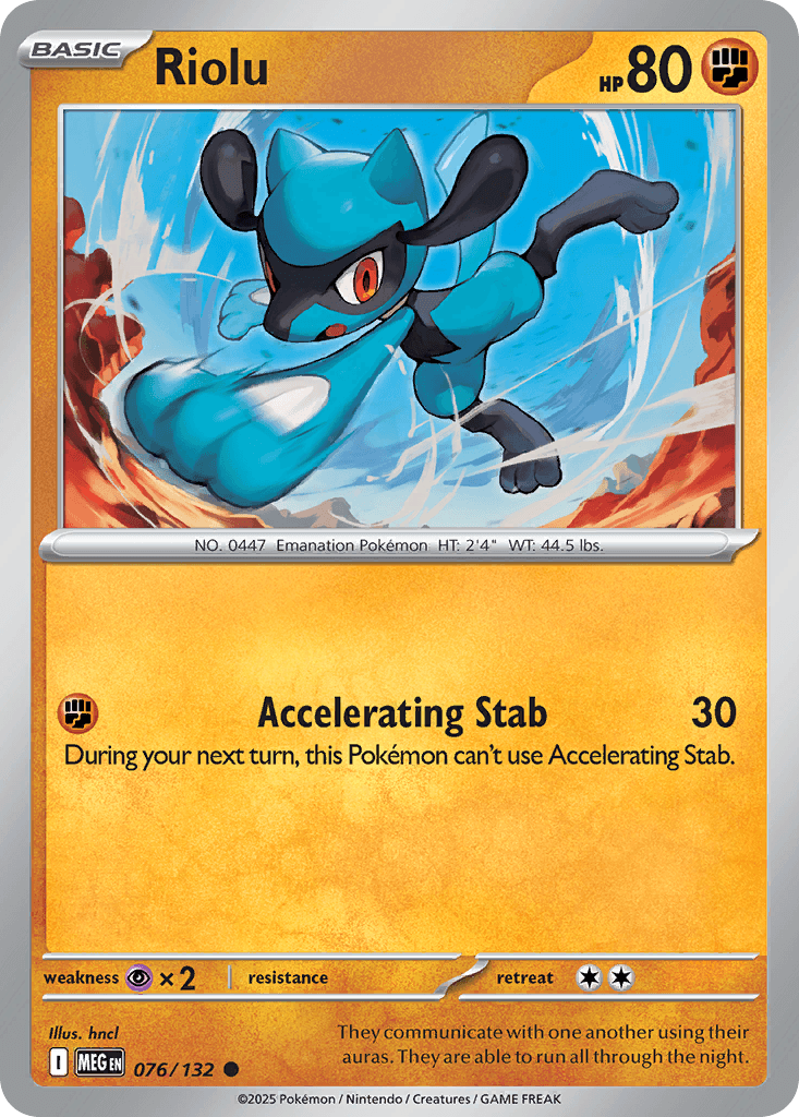 Riolu, 76/132, Standard