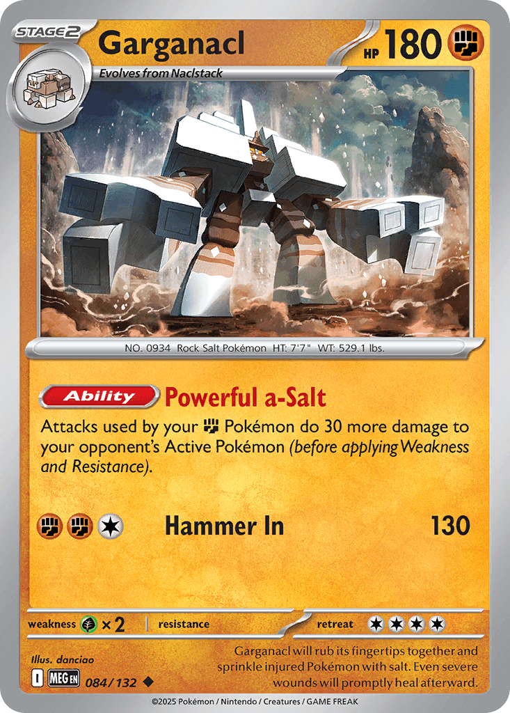 Garganacl, 84/132, Standard