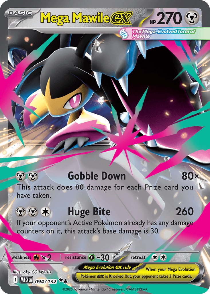 Mega Mawile ex, 94/132, Standard