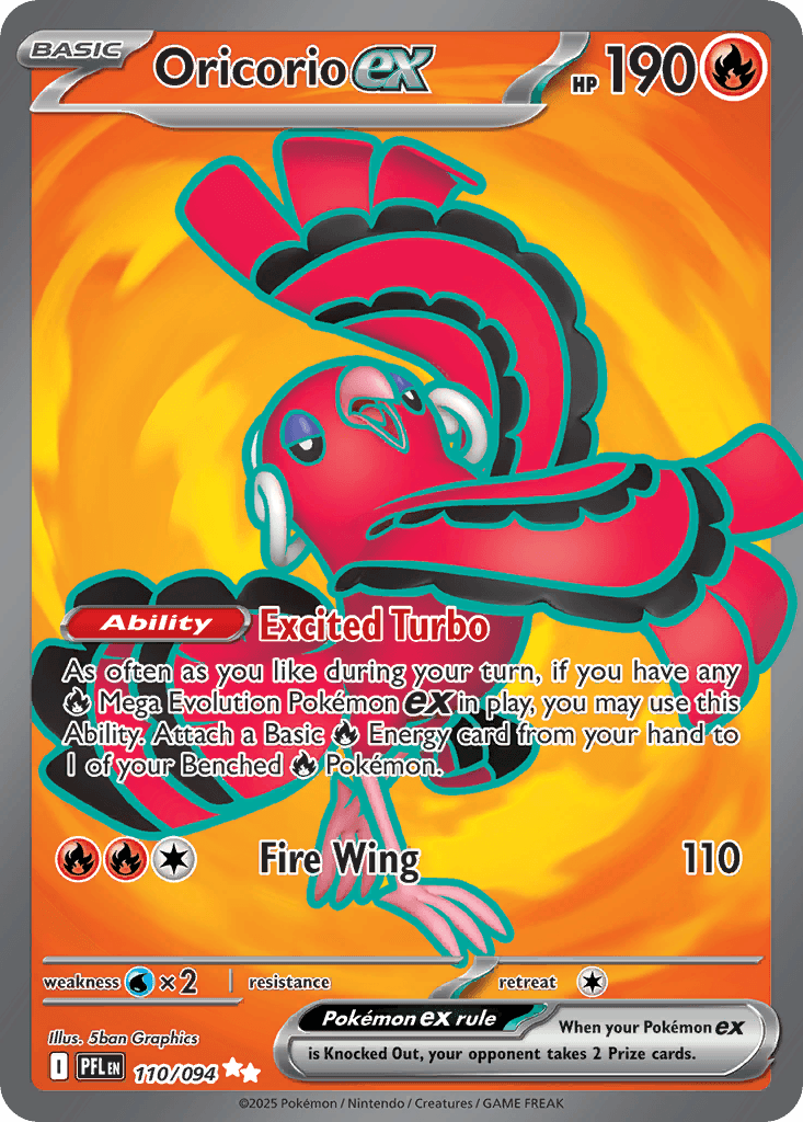 Oricorio ex, 110/94, Standard