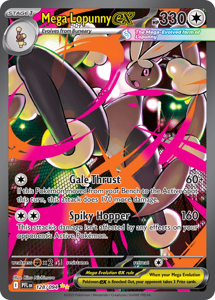 Mega Lopunny ex, 128/94, Standard