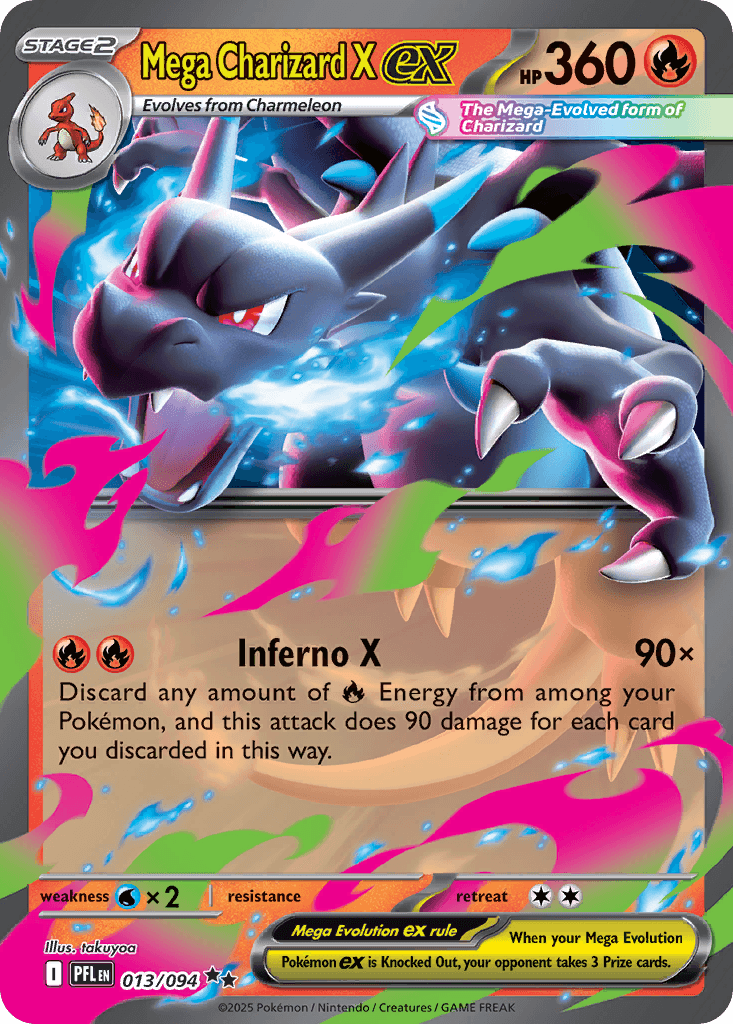 Mega Charizard X ex, 13/94, Standard