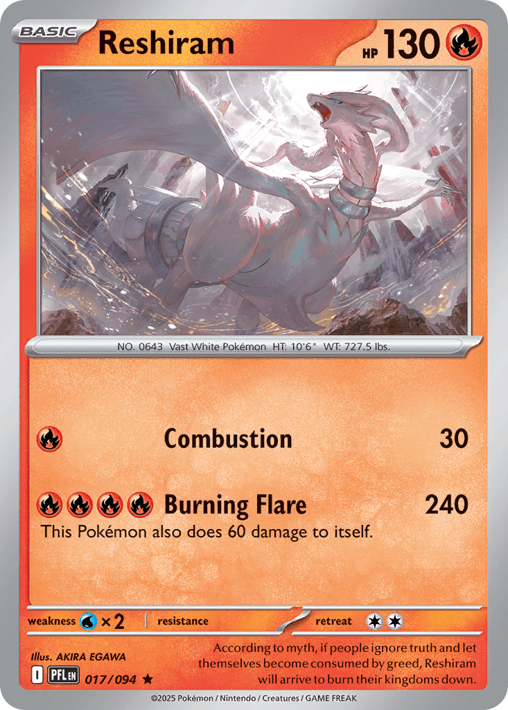 Reshiram, 17/94, Standard