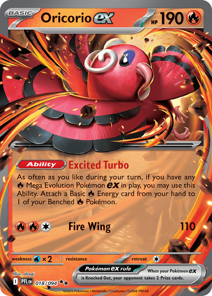 Oricorio ex, 18/94, Standard