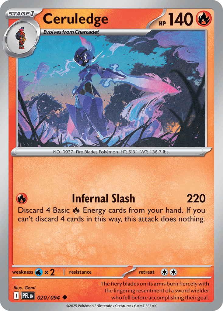 Ceruledge, 20/94, Standard