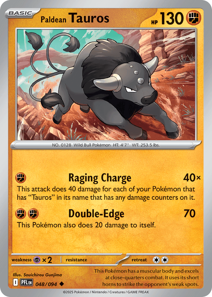 Paldean Tauros, 48/94, Standard