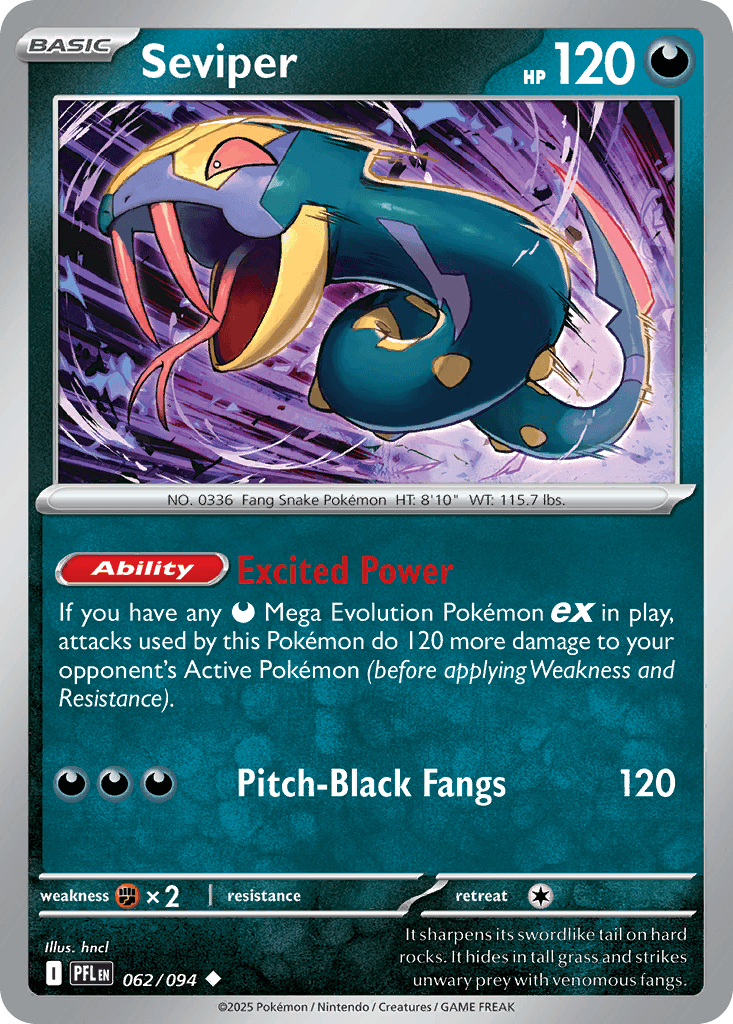 Seviper, 62/94, Standard