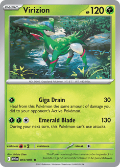 Virizion, 10/86, Standard
