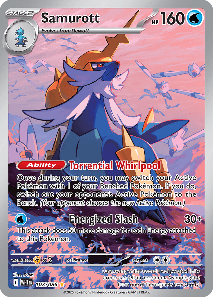 Samurott, 107/86, Standard