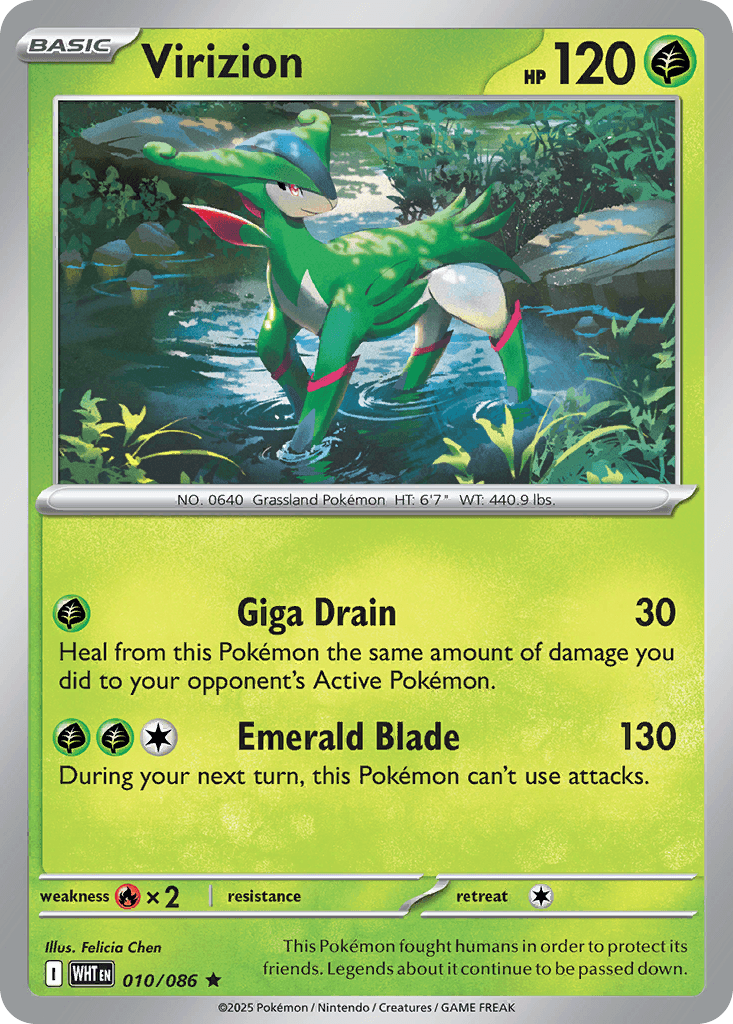 Virizion, 10/86, Standard