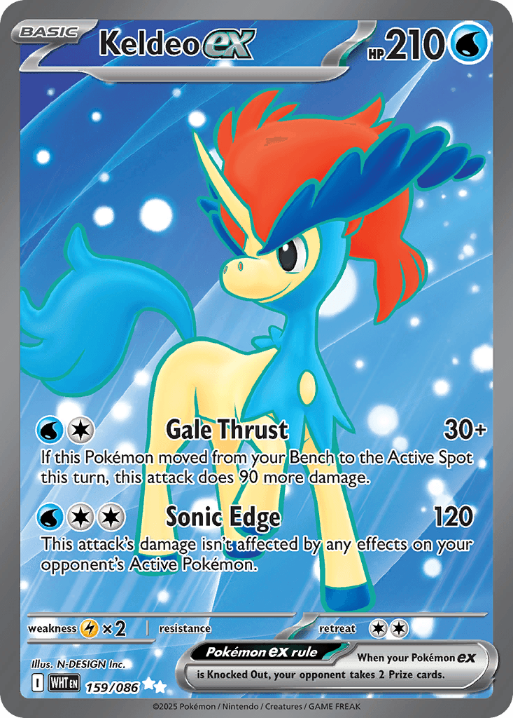 Keldeo ex, 159/86, Standard