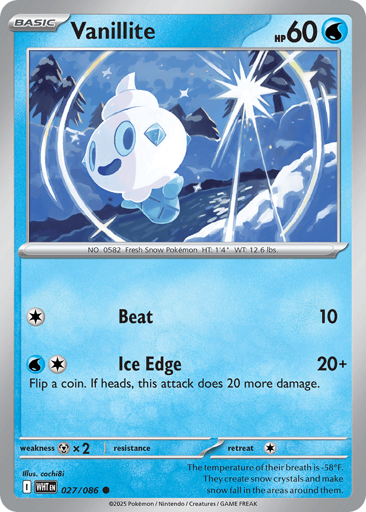 Vanillite, 27/86, Standard