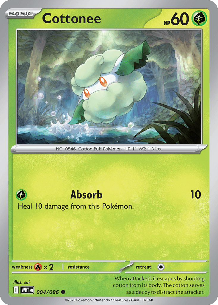 Cottonee, 4/86, Standard