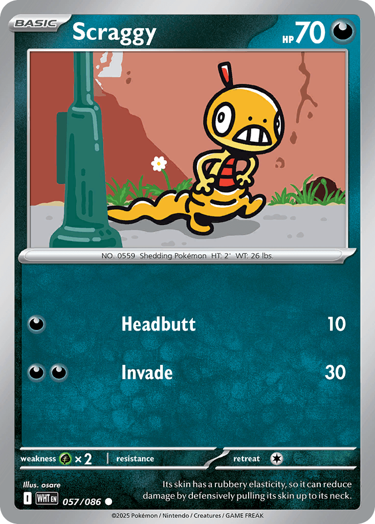 Scraggy, 57/86, Standard