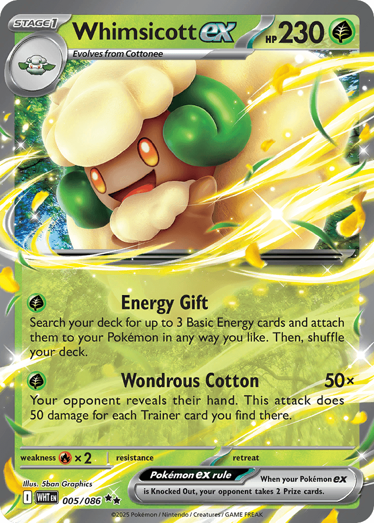 Whimsicott ex, 5/86, Standard