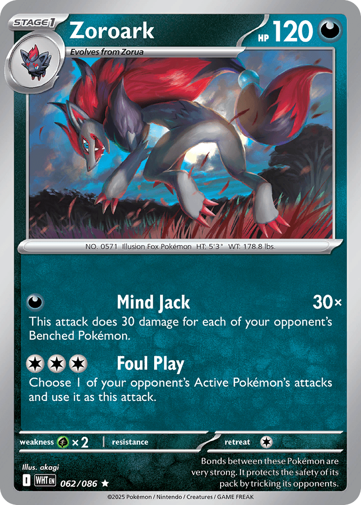Zoroark, 62/86, Standard