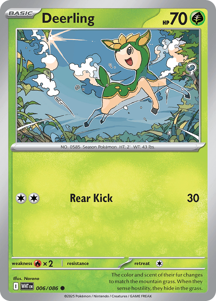 Deerling, 6/86, Standard