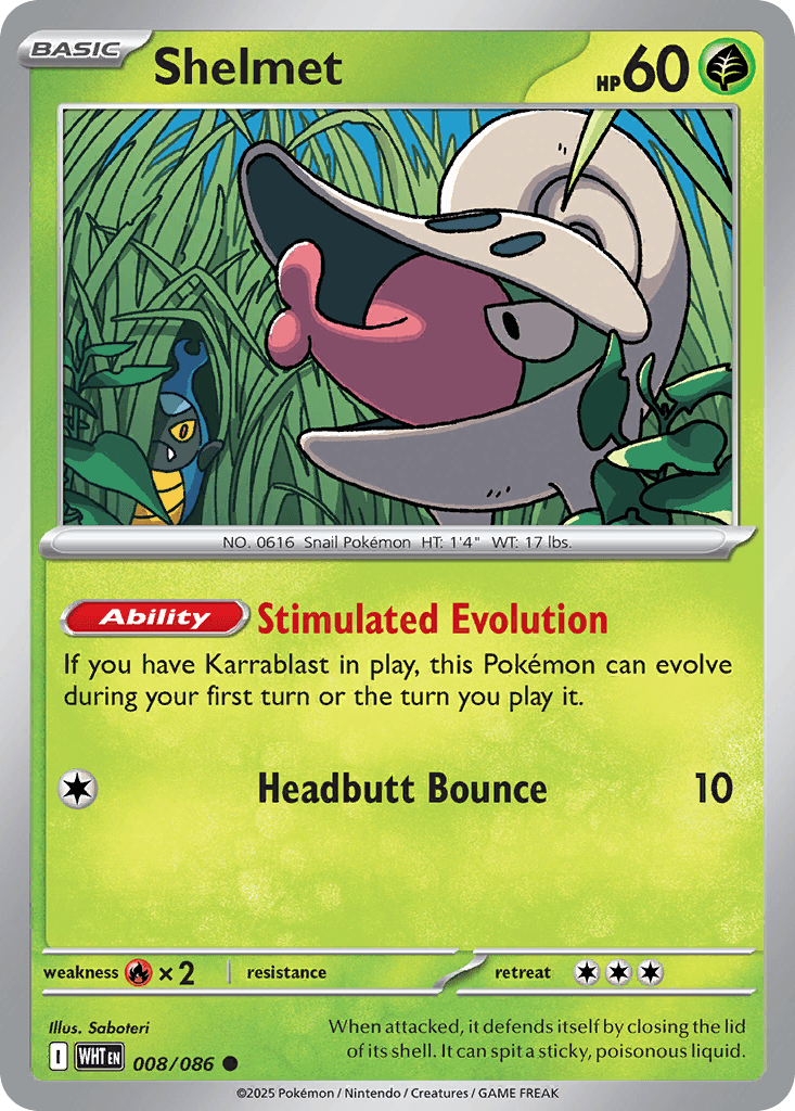 Shelmet, 8/86, Standard