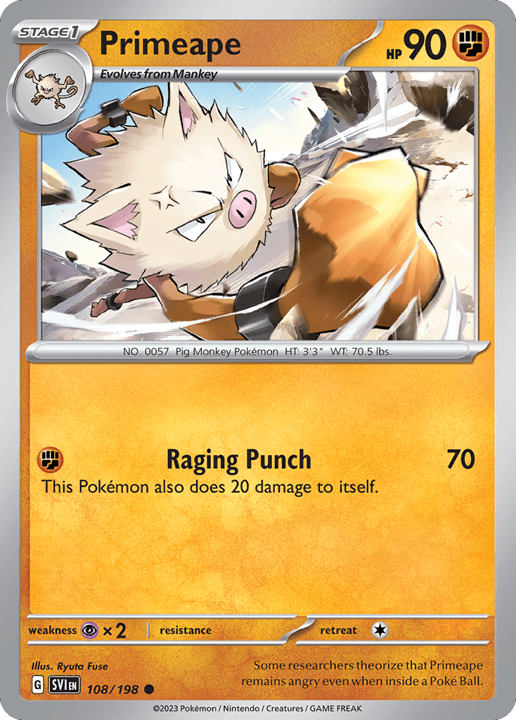 Primeape, 108/198, Standard