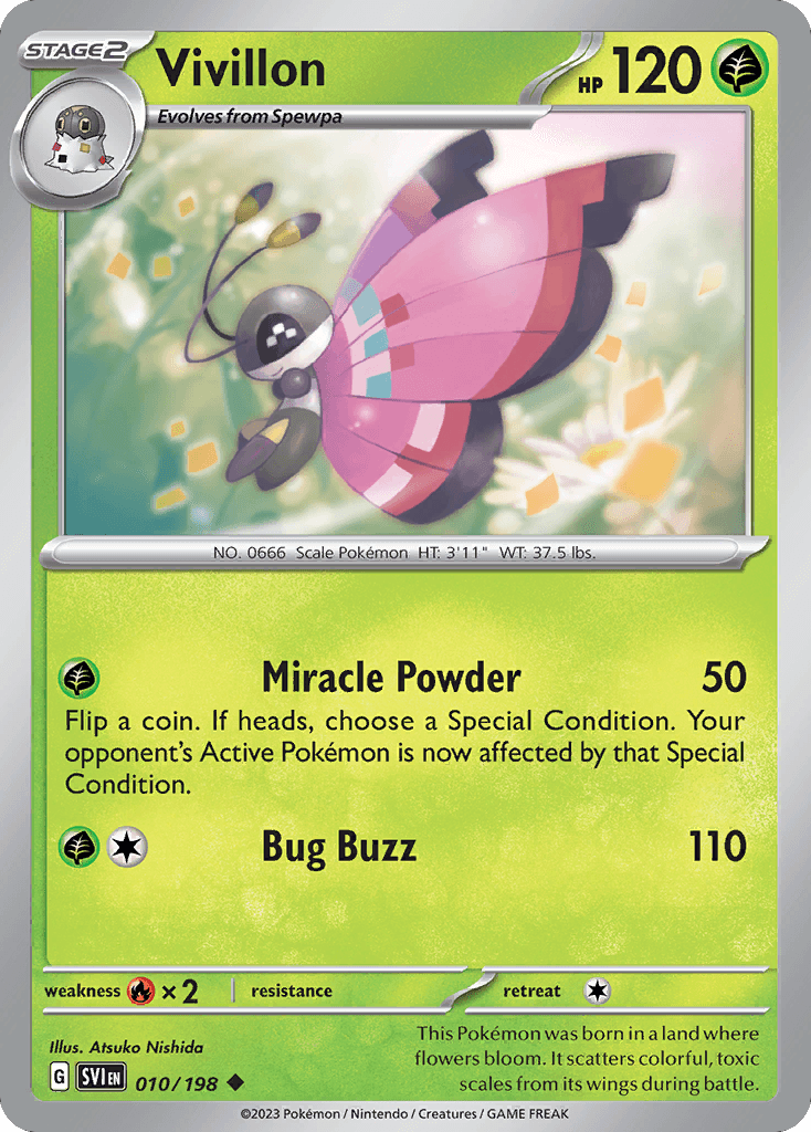 Vivillon, 10/198, Standard