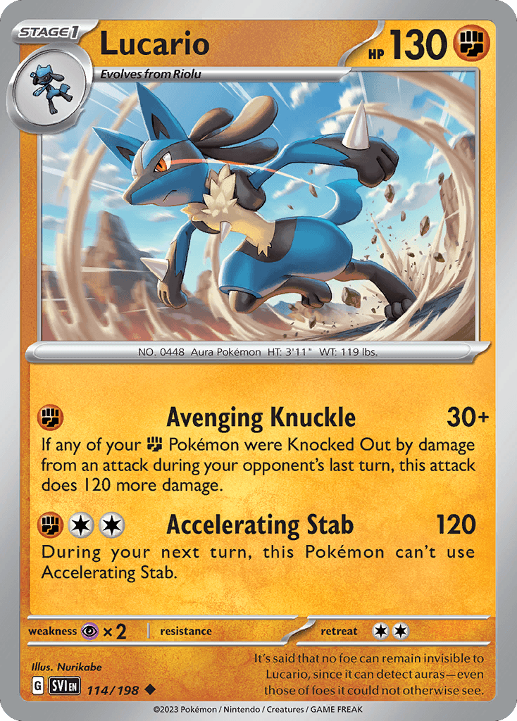 Lucario, 114/198, Standard