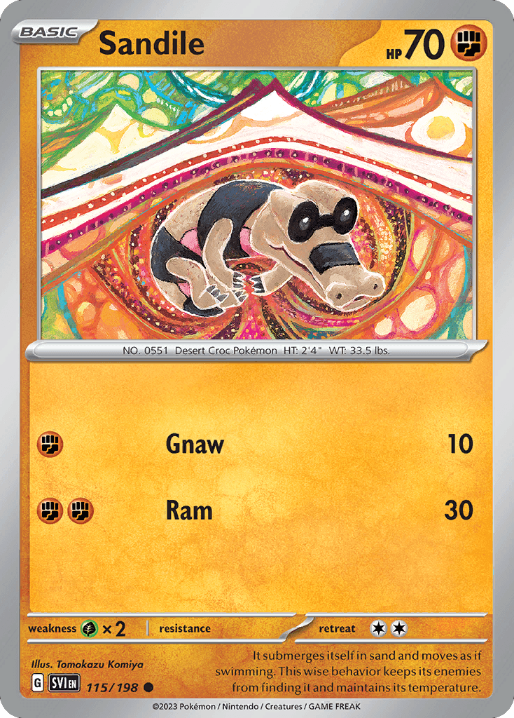 Sandile, 115/198, Standard