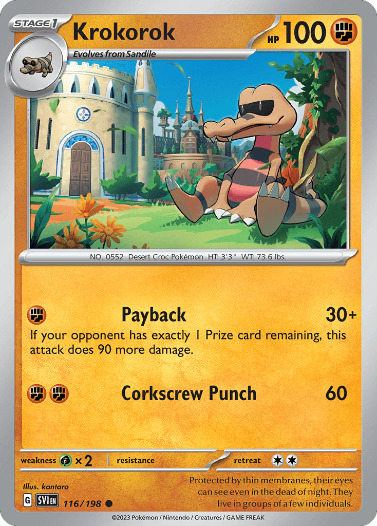 Krokorok, 116/198, Standard