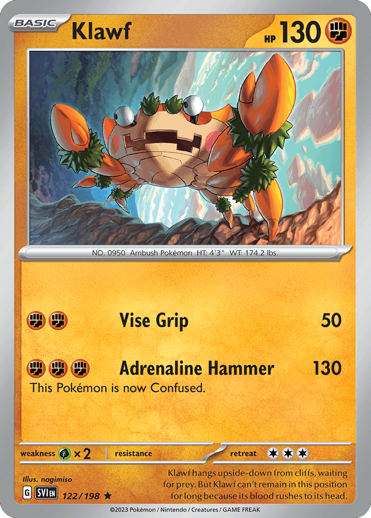 Klawf, 122/198, Standard