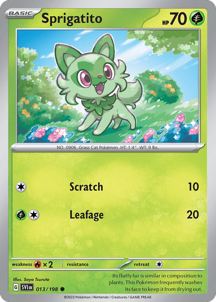Sprigatito, 13/198, Standard