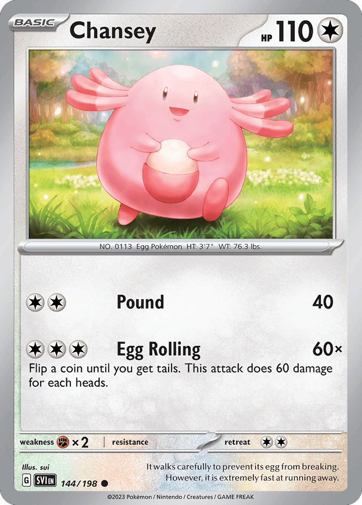 Chansey, 144/198, Standard
