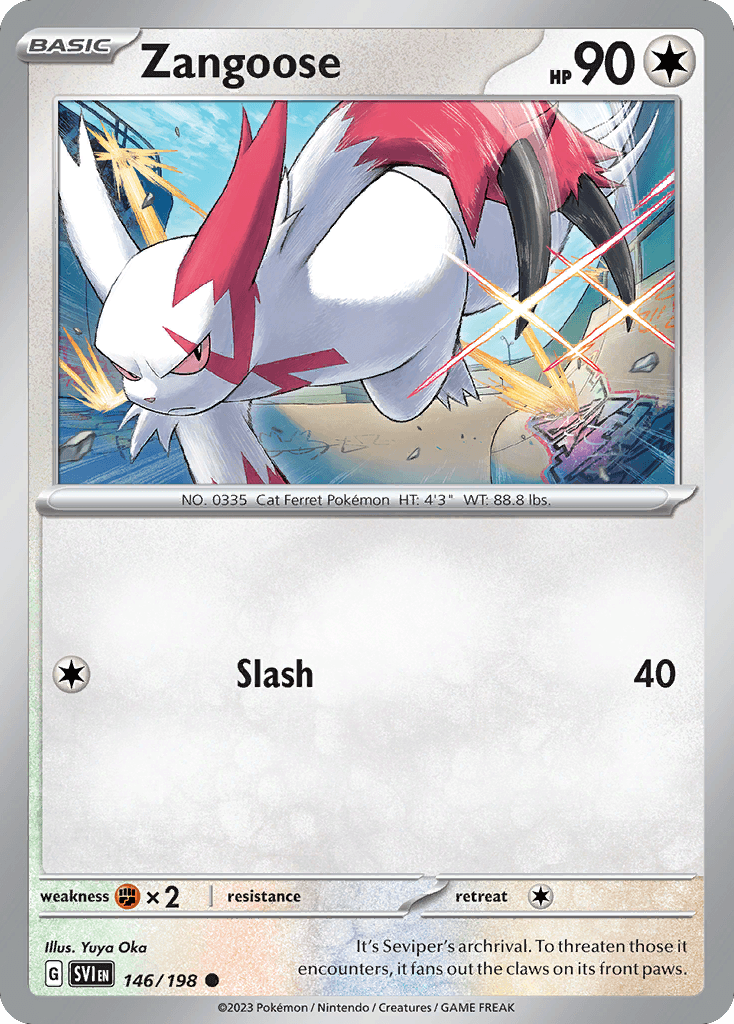 Zangoose, 146/198, Standard