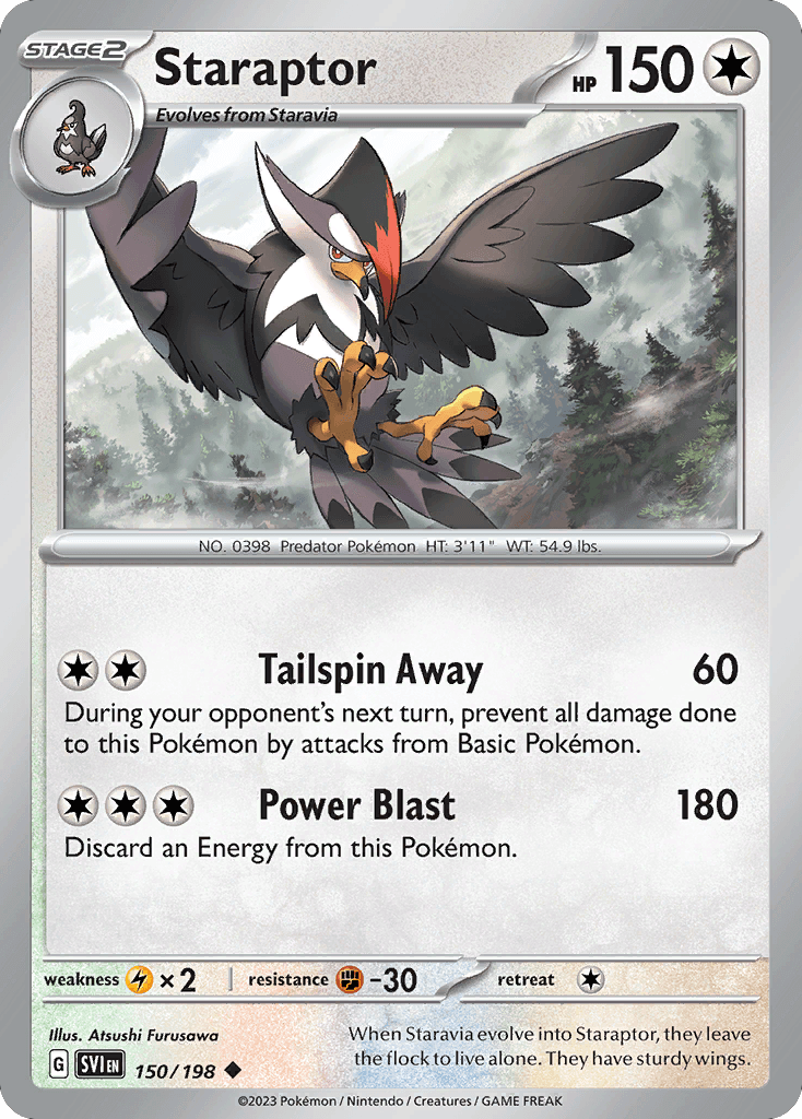 Staraptor, 150/198, Standard