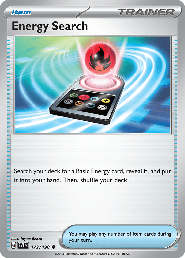 Energy Search, 172/198, Standard